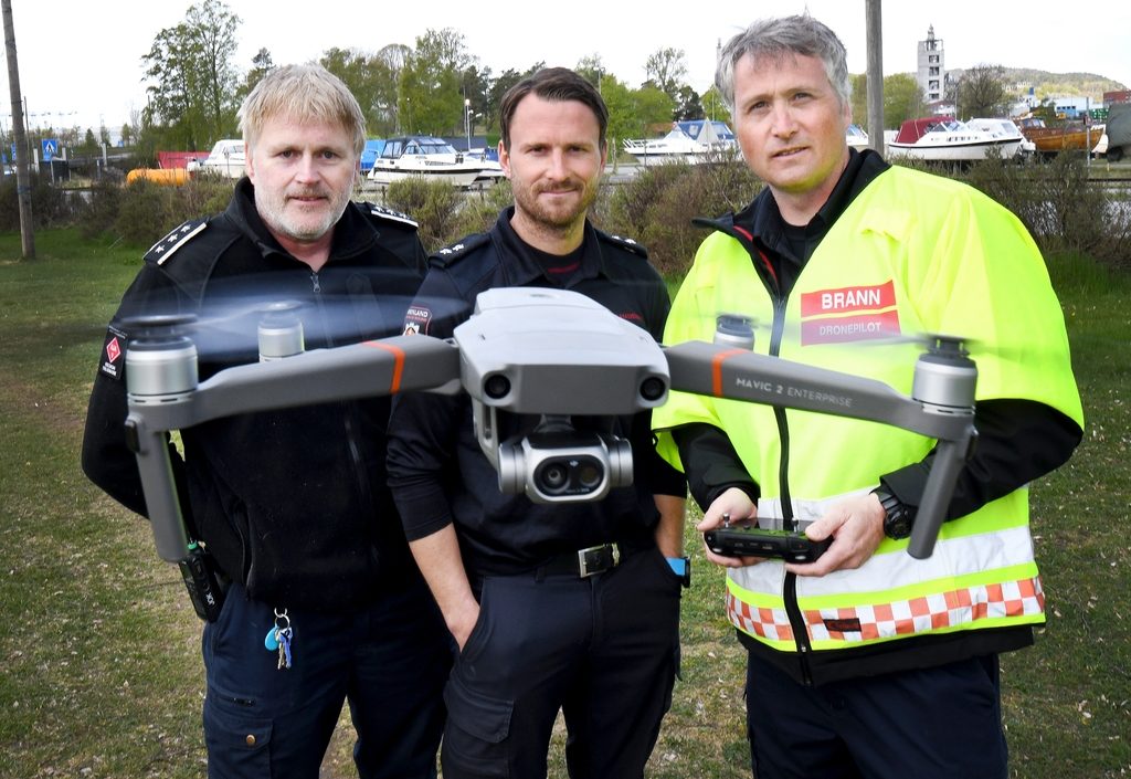 Bruker drone i skogbrannslokking Bruker drone i skogbrannslokking